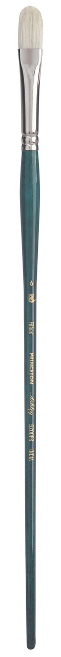 Princeton Series 5200 Ashley Natural Bristle Brush-Long Handle Filbert Size 6
